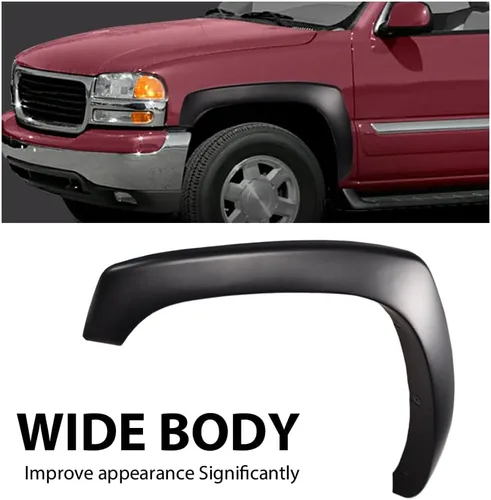 Vista 4 de Guardabarros G-PLUS 4 piezas para Chevy Silverado GMC Sierra 1999-2006 Also Fit Suburban & Yukon XL 2000-2006/Avalanche 2002-2006,Fit