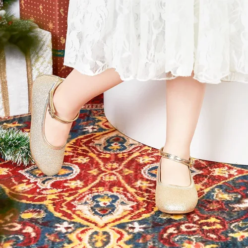 Vista 2 de Otter MOMO ToddlerLittle Girls Mary Jane Ballerina Flats Shoes Slip-on School Party Dress Shoes