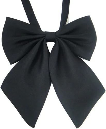 Vista 3 de AKOAK Pajaritas ajustables preatadas de color sólido para mujer, color negro