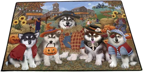 Vista 15 de Doggie of the Day Alaskan Malamute Dogs Floor Mat - 4th of July Independence Day - Best Dog Doormat - Protector Decor - Unique Portrait Art