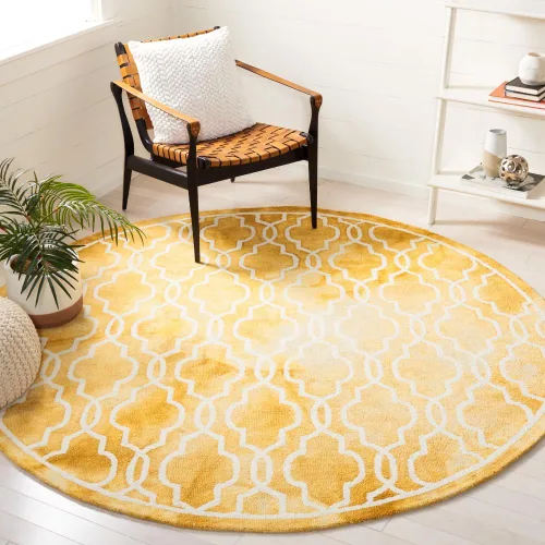 Vista 43 de SAFAVIEH Dip Dye Collection DDY539G - Alfombra decorativa de lana prémium hecha a mano con acuarela marroquí de 2 x 3 pies, color beige/marfil