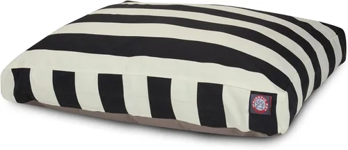 Vista 2 de Majestic Pet Cama para perro de espuma viscoelástica triturada, pequeña con funda extraíble lavable, cama ortopédica rectangular para perros, cama