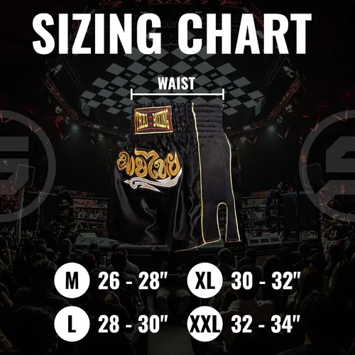 Vista 6 de Pantalones cortos clásicos de Muay Thai para hombres y mujeres, boxeo, kickboxing, alto grado, artes marciales mixtas, ropa de entrenamiento