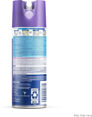 Vista 4 de Lysol Spray desinfectante, aroma brisa de la mañana, 12.5 onzas (Pack de 12)