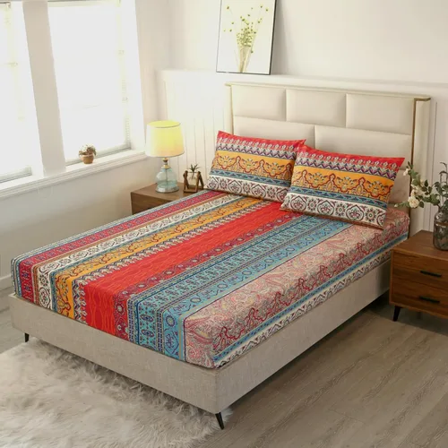 Vista 19 de SDIII Sábana bajera ajustable azul floral individual con 2 fundas de almohada, no incluye sábana encimera, microfibra suave azul vintage, sábanas