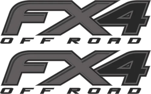 Vista 6 de GOLD HOOK FX4 - Calcomanías todoterreno compatibles con Ford F-150 F-250 F-350 F-450 Super Duty (2012-2016), serie premium, negro, rojo, plateado