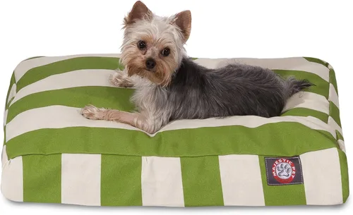 Vista 22 de Majestic Pet Cama rectangular grande para perros con rayas lavable, cama antideslizante y cómoda para mascotas, cama para perros con funda extraíble