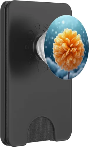 Vista 7 de Marigold Blossom Frozen PopSockets Adhesive PopGrip