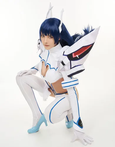 Vista 4 de miccostumes Disfraz de cosplay con guantes y tocado para mujer y niña