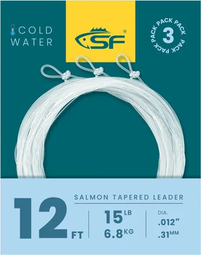 Vista 31 de SF Hand Tied Loop Fly Fishing Tapered Leader Freshwater Trout