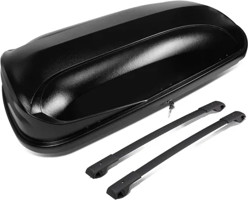 Vista 8 de DNA Motoring Portaequipajes para techo compatible con Subaru Forester 14-18, portador de montaje superior impermeable con cerradura + llaves + par