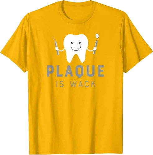 Vista 48 de Plaque is Wack Funny Dental Hygienist T-Shirt Asphalt Grey