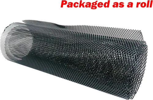 Vista 6 de Modengzhe - Malla para parrilla de auto de 40 x 13 pulgadas, negra universal, malla de aleación de aluminio para rejilla de auto, rollo