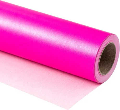 Vista 17 de RUSPEPA Papel de regalo negro mate, color liso perlado, papel lustre perfecto para bodas, cumpleaños, Navidad, baby shower, 17 pulgadas x 32.8 pies