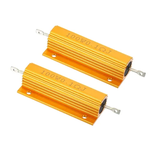 Vista 25 de PATIKIL 100 W 0,01 Ohm Resistencia con carcasa de aluminio, 2 paquetes de resistencias con carcasa de aluminio, resistencias bobinadas en caja
