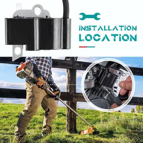 Vista 5 de Bobina de encendido para Stihl FS87 FS90 FS100 FC110 FC95-Z de largo alcance Hedgetrimmer motor/recortadora de cuerdas, HL100 KM90 KM100 KM130 R-Z