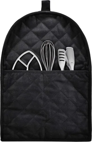 Vista 3 de Cubierta para batidora de pie compatible con mezclador KitchenAid, se adapta a todos los modelos con cabezal inclinable y elevación de tazón, fina