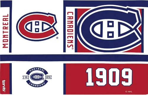 Vista 2 de Tervis Vaso aislado de doble pared NHL Montreal Canadiens fabricado en Estados Unidos mantiene las bebidas frías y calientes, 16 onzas, estante