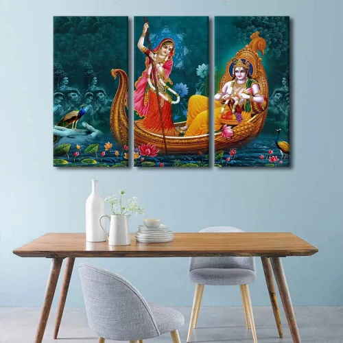 Vista 47 de TUMOVO Arte de pared de Dios hindú para sala de estar, lienzo de Ganesha, arte de pared de escultura de elefante, cuadros modernos, arte