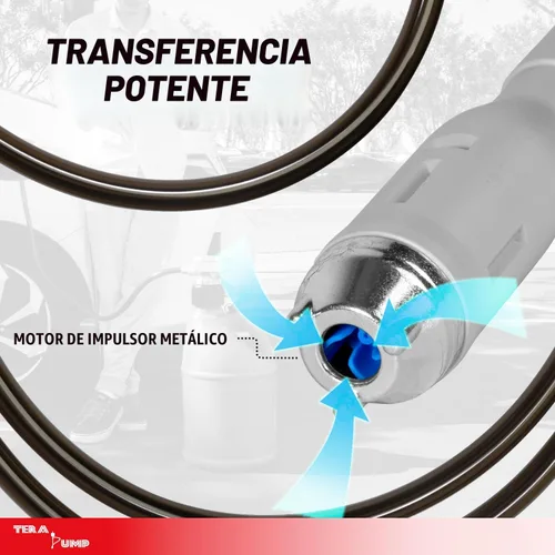 Vista 5 de TERA PUMP TRFA01-XL Bomba de transferencia de combustible con batería de 2ª