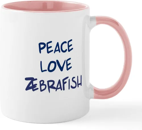 Vista 16 de CafePress I Speak Zebrafish - Taza de café de cerámica, taza de té de 11 onzas