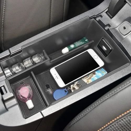 Vista 2 de MARCHFA Bandeja organizadora de consola central compatible con Chevy Equinox 2018, 2019, 2020, 2021, 2022, 2023, 2024, accesorios para Chevy