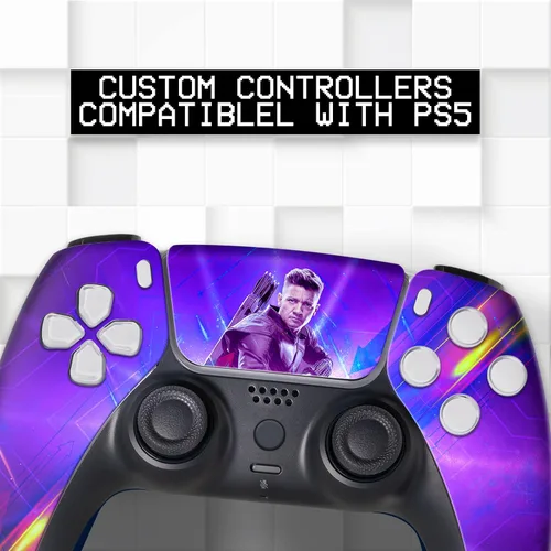 Vista 168 de Battman Custom PS-5 Controller Wireless compatible with Play-Station 5 Console by BCB Controllers Proudly Customized in USA with Permanent