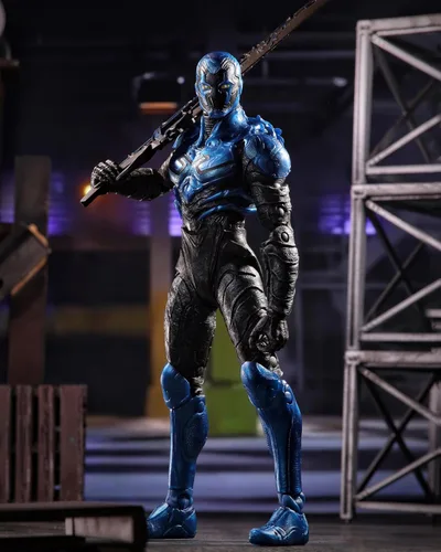 Vista 3 de McFarlane Toys - Figura de acción DC Multiverse Blue Beetle (película de escarabajo azul) de 7 pulgadas