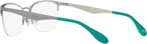 Vista 6 de Ray-Ban RX6345-2919 Eyeglasses SilverLight Green wDemo Lens 52mm