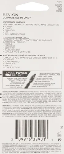 Vista 3 de Revlon Ultimate All-in-One Mascara, Mascara definitiva todo en uno
