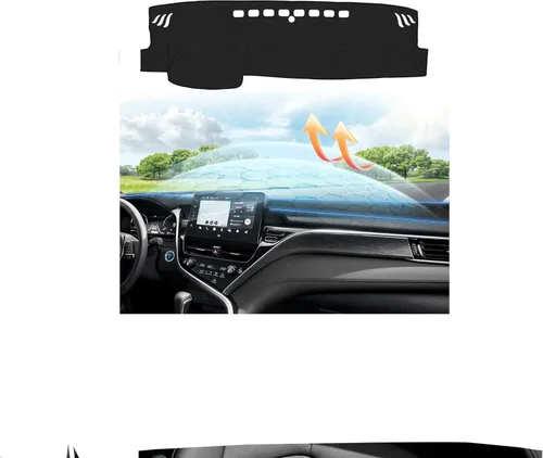 Vista 42 de CARTIST Cubierta de tablero Compatible con Toyota 4Runner 2010-2023 2024 Cubierta de tablero para 4Runner Accesorios Alfombra antideslizante