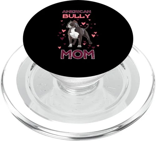 Vista 7 de American Bully Mom American Bully Amante para Propietario PopSockets Swappable PopGrip