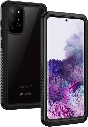 Vista 9 de Lanhiem Funda para Samsung Galaxy S20 (No para Plus o Ultra), IP68 Impermeable a Prueba de Polvo con Protector de Pantalla Integrado, Funda