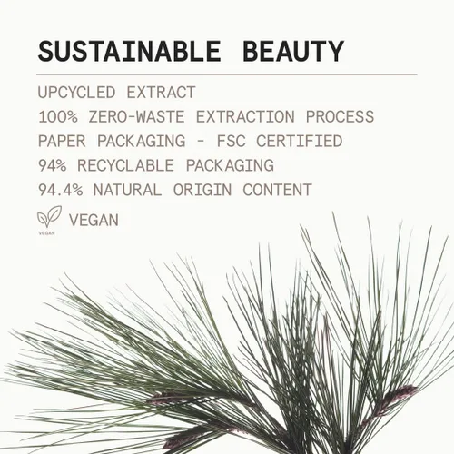 Vista 8 de KORRES Black Pine - Suero de noche para rostro, piel madura con alternativa de ácido glicólico derivado de plantas, tratamiento bifásico