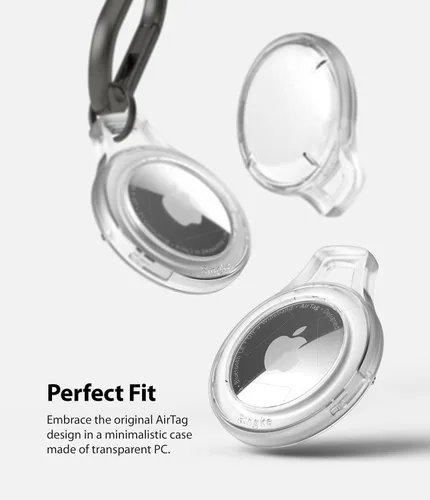Vista 2 de Ringke Slim Compatible con AirTag - Transparente