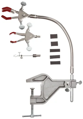 Vista 2 de Talboys 916310 Ultra Flex 12 Sistema de soporte con placa base, brazo de 0.512 in de diámetro x 12.008 in de longitud