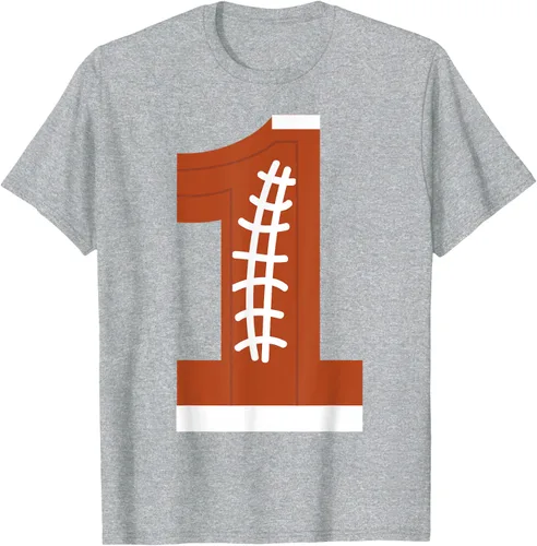 Vista 46 de 1st Birthday Football Ball Boys Camiseta de regalo de 1 año Negro
