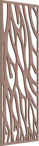 Vista 27 de 9 3/8"W x 24 3/8"H x 1/4"T Bristol Decorativos Paneles de Pared de Madera Calado, Cereza