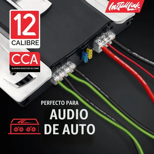 Vista 4 de Install Link Cable de cable de altavoz de calibre 12 AWG (100 pies) estéreo, automóvil o cine en casa, CCA
