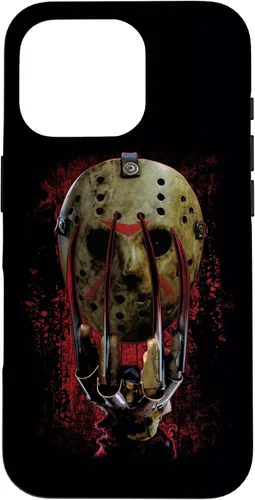 Vista 19 de Funda para máscara y garras de Freddy vs Jason para iPhone 13