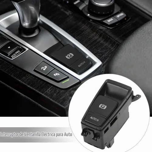 Vista 2 de X AUTOHAUX Botón de control de freno de estacionamiento para BMW X5 07-13