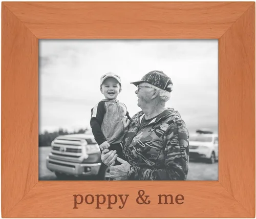 Vista 26 de Personalized Gifts Grandpa Gift Grandpa and Me Grandchild - Marco de fotos de madera natural grabado de 4 x 6 pulgadas, diseño de paisaje