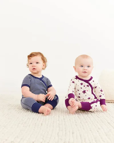 Vista 3 de Paquete de 2 mamelucos unisex para bebés