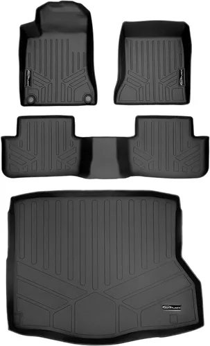 Vista 11 de SMARTLINER Juego de alfombrillas de piso personalizadas para Mercedes-Benz AMG CLA 45 2014-2019