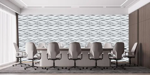 Vista 4 de Dundee Deco Paneles de pared 3D – Paneles de pared de PVC blanco pintables industriales para decoración de pared interior, 19.7 x 19.7 pulgadas