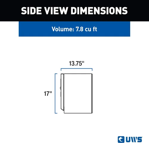 Vista 3 de UWS EC40021 Caja de herramientas superior de aluminio de pared pesada de 60 pulgadas