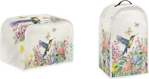 Vista 22 de Cubiertas para tostadoras de murciélagos de 2 rebanadas, protectores decorativos a prueba de polvo, cubiertas de tostadora, resistentes a