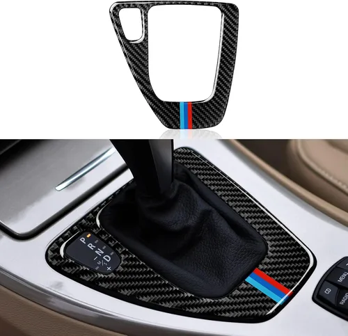 Vista 11 de Adhesivo de fibra de carbono para rejilla de aire acondicionado del panel de la consola central del coche, calcomanía decorativa compatible con BMW
