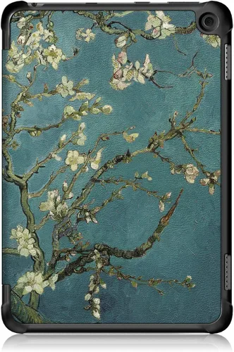 Vista 5 de Funda tipo folio para Amazon Kindle Fire HD 8 y Fire HD 8 Plus (se adapta tanto a 12ª/10ª generación, 2022/2020) con soporte inteligente de piel