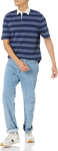 Vista 4 de Tienda Essentials Polo de rugby de manga corta y ajuste regular para hombre